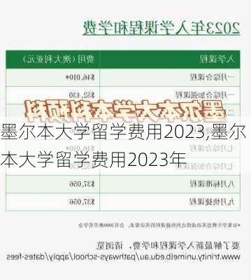 墨尔本大学留学费用2023,墨尔本大学留学费用2023年