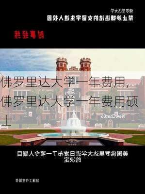 佛罗里达大学一年费用,佛罗里达大学一年费用硕士