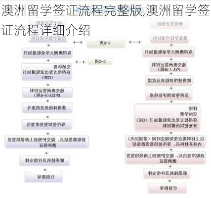 澳洲留学签证流程完整版,澳洲留学签证流程详细介绍