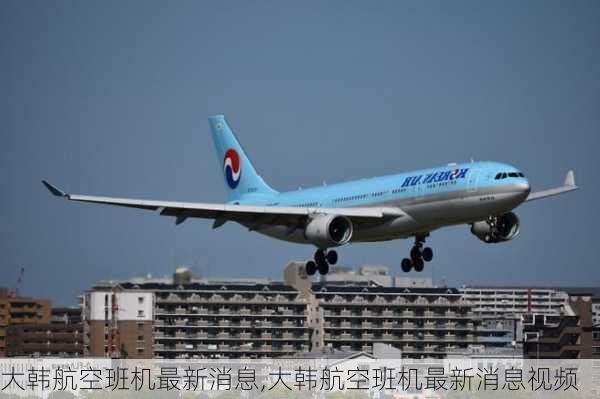 大韩航空班机最新消息,大韩航空班机最新消息视频