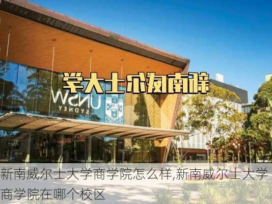 新南威尔士大学商学院怎么样,新南威尔士大学商学院在哪个校区