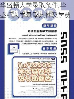 华盛顿大学录取条件,华盛顿大学录取条件及学费