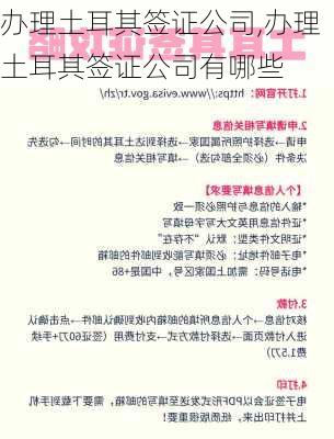 办理土耳其签证公司,办理土耳其签证公司有哪些