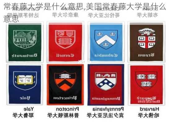 常春藤大学是什么意思,美国常春藤大学是什么意思