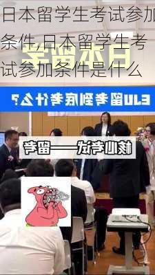 日本留学生考试参加条件,日本留学生考试参加条件是什么