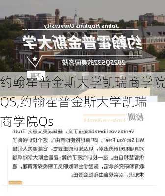 约翰霍普金斯大学凯瑞商学院QS,约翰霍普金斯大学凯瑞商学院Qs