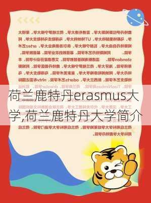 荷兰鹿特丹erasmus大学,荷兰鹿特丹大学简介