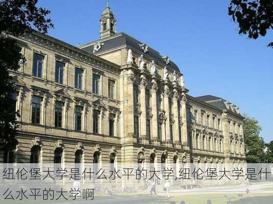 纽伦堡大学是什么水平的大学,纽伦堡大学是什么水平的大学啊