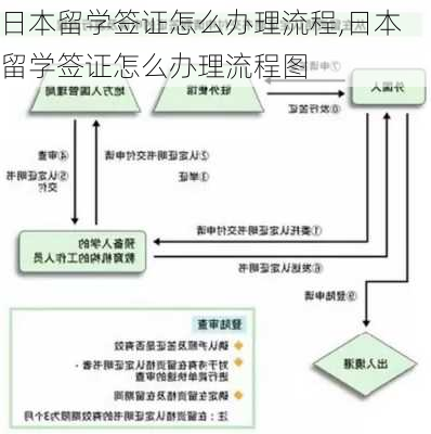 日本留学签证怎么办理流程,日本留学签证怎么办理流程图