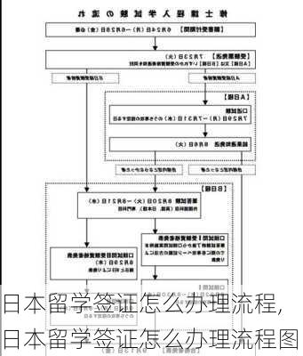 日本留学签证怎么办理流程,日本留学签证怎么办理流程图