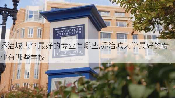 乔治城大学最好的专业有哪些,乔治城大学最好的专业有哪些学校