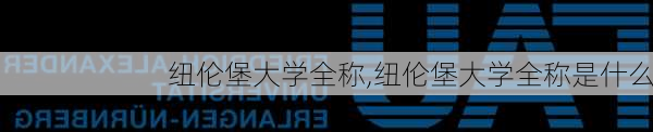 纽伦堡大学全称,纽伦堡大学全称是什么