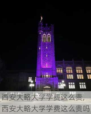 西安大略大学学费这么贵,西安大略大学学费这么贵吗