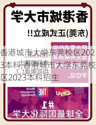 香港城市大学东莞校区2023本科,香港城市大学东莞校区2023本科招生