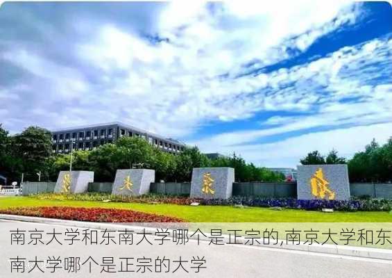 南京大学和东南大学哪个是正宗的,南京大学和东南大学哪个是正宗的大学