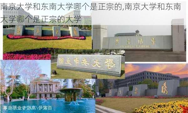 南京大学和东南大学哪个是正宗的,南京大学和东南大学哪个是正宗的大学