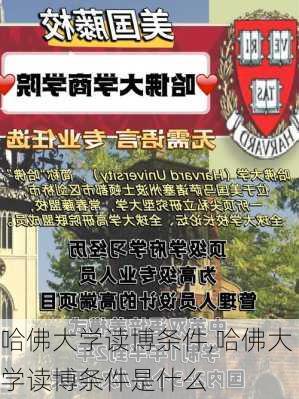 哈佛大学读博条件,哈佛大学读博条件是什么