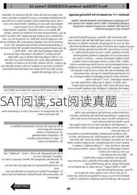 SAT阅读,sat阅读真题