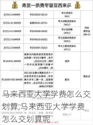 马来西亚大学学费怎么交划算,马来西亚大学学费怎么交划算呢