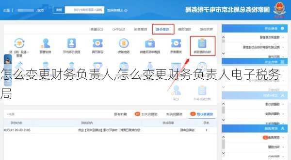 怎么变更财务负责人,怎么变更财务负责人电子税务局