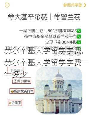 赫尔辛基大学留学学费,赫尔辛基大学留学学费一年多少