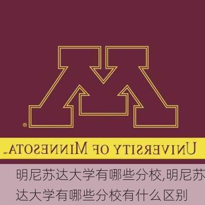 明尼苏达大学有哪些分校,明尼苏达大学有哪些分校有什么区别