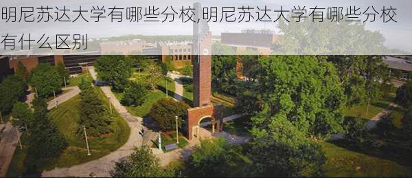 明尼苏达大学有哪些分校,明尼苏达大学有哪些分校有什么区别