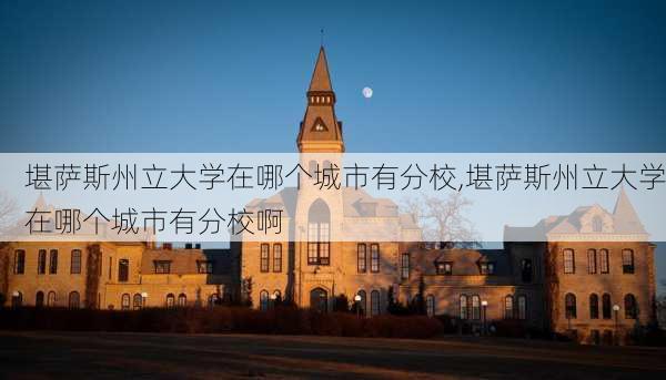 堪萨斯州立大学在哪个城市有分校,堪萨斯州立大学在哪个城市有分校啊