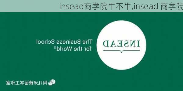 insead商学院牛不牛,insead 商学院