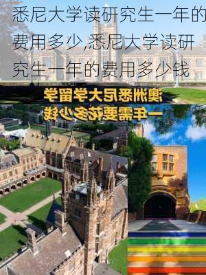 悉尼大学读研究生一年的费用多少,悉尼大学读研究生一年的费用多少钱