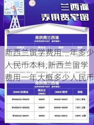 新西兰留学费用一年多少人民币本科,新西兰留学费用一年大概多少人民币