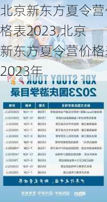 北京新东方夏令营价格表2023,北京新东方夏令营价格表2023年