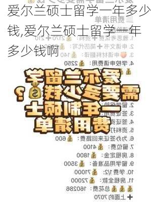 爱尔兰硕士留学一年多少钱,爱尔兰硕士留学一年多少钱啊