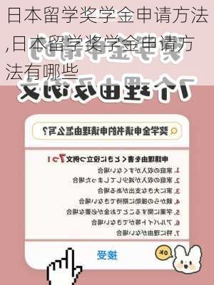 日本留学奖学金申请方法,日本留学奖学金申请方法有哪些