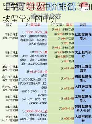 留学新加坡中介排名,新加坡留学好的中介