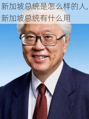 新加坡总统是怎么样的人,新加坡总统有什么用