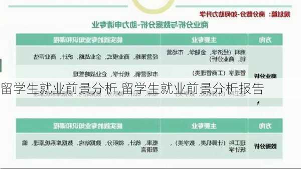 留学生就业前景分析,留学生就业前景分析报告