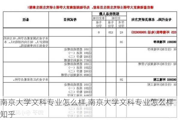 南京大学文科专业怎么样,南京大学文科专业怎么样知乎