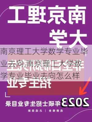 南京理工大学数学专业毕业去向,南京理工大学数学专业毕业去向怎么样