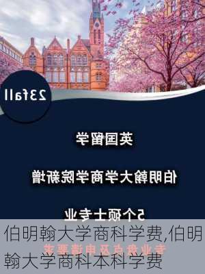 伯明翰大学商科学费,伯明翰大学商科本科学费