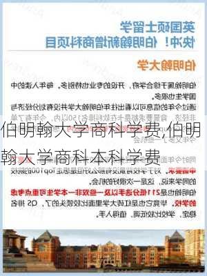 伯明翰大学商科学费,伯明翰大学商科本科学费