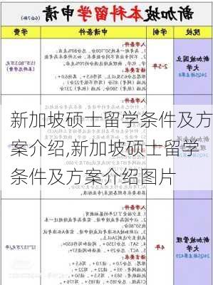 新加坡硕士留学条件及方案介绍,新加坡硕士留学条件及方案介绍图片