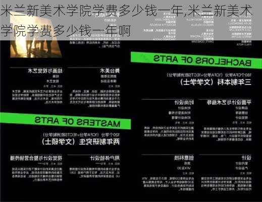 米兰新美术学院学费多少钱一年,米兰新美术学院学费多少钱一年啊