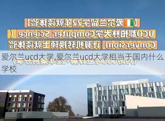 爱尔兰ucd大学,爱尔兰ucd大学相当于国内什么学校