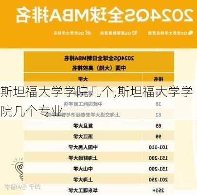 斯坦福大学学院几个,斯坦福大学学院几个专业