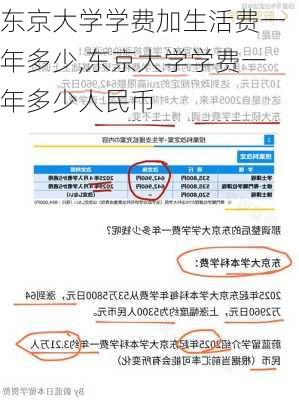 东京大学学费加生活费一年多少,东京大学学费一年多少人民币