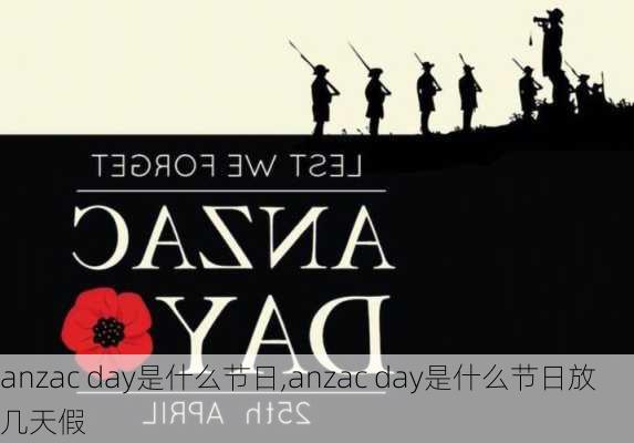 anzac day是什么节日,anzac day是什么节日放几天假