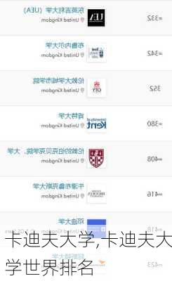 卡迪夫大学,卡迪夫大学世界排名