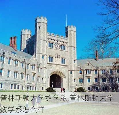 普林斯顿大学数学系,普林斯顿大学数学系怎么样