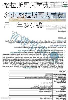 格拉斯哥大学费用一年多少,格拉斯哥大学费用一年多少钱